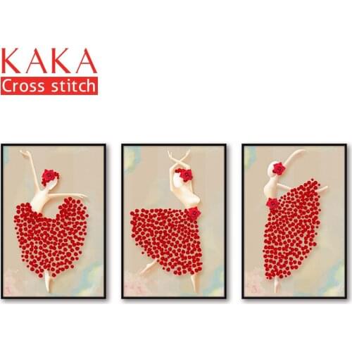 Cross stitch kits,Embroidery needlework sets with printed pattern,11CT-canvas for Home Decor Painting,Portrait Full NCKP048