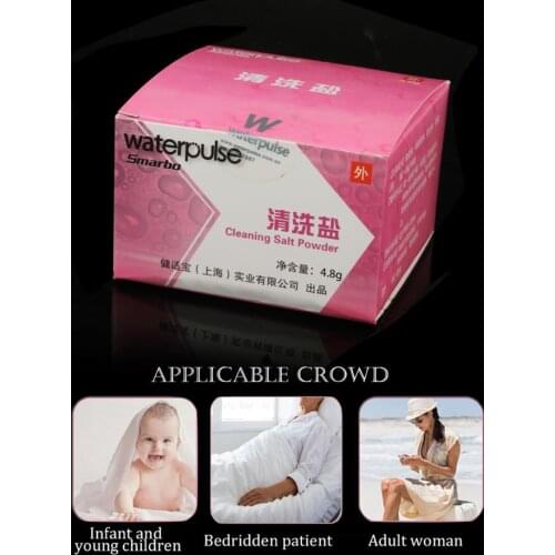 Waterpulse cleaning salt 4.8g*30 pack Suitable for Rinsing System Irrigator Relief Rinse Pot 500ml