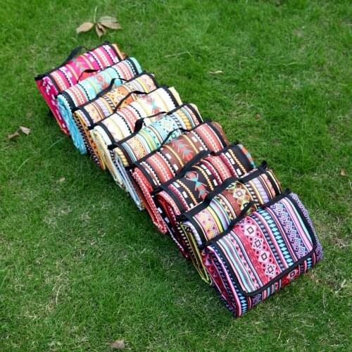 Portable Camping Mat Plaid Folding Camping Mattress Baby Climb Outdoor Waterproof Beach Picnic Blanket Multiplayer Picnic Mat