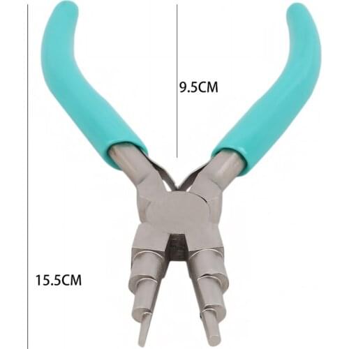 Bail Making Plier Multi-Functional 6 In 1 Jewelry Pliers Wire Looper Multi-Step Ring Looping Plier New 2021