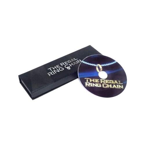 The Regal Ring Chain (DVD + Gimmick) - Trick, card magic,magic tricks,props comedy,mental magic
