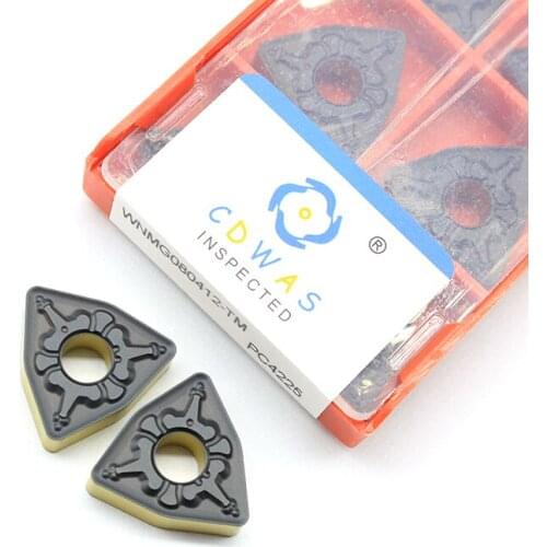 High quality WNMG080412 TM PC4225 carbide insert CNC Lathe cutter tool for steel WNMG080412 External Turning tool
