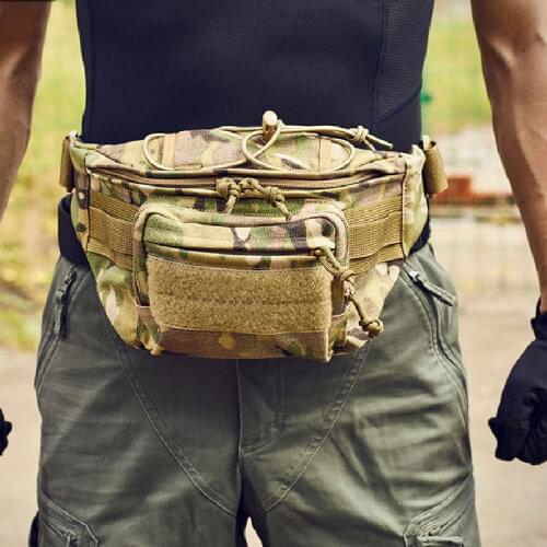 Outdoor Sport Waist Bag Tactical Military Airsoft Backpack Riding Hiking Phone Leisure Magazine Pouch Fihshing Hunting Bags