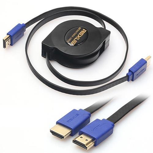 Retractable High Speed HDMI Cable Male To Male for HDMI Digital Camera Tablet PC
