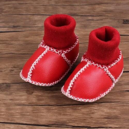 Newborn Baby Socks Baby Girls Boys Cotton High Quality Anti-Slip Socks Toddler Kids Winter Slipper Shoes Boots for 0-24 Months