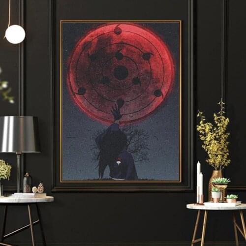 Japanese Popular Anime Character Itachi Unlimited Monthly Reading Poster Modern Interior Decoration Art Wall Painting(No Frame)