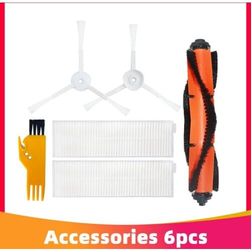 Mi Robot Main Roller Side Brush Hepa Air Filter Mop Cloth for Xiaomi Mijia G1 Robot Vacuum Cleaner Parts