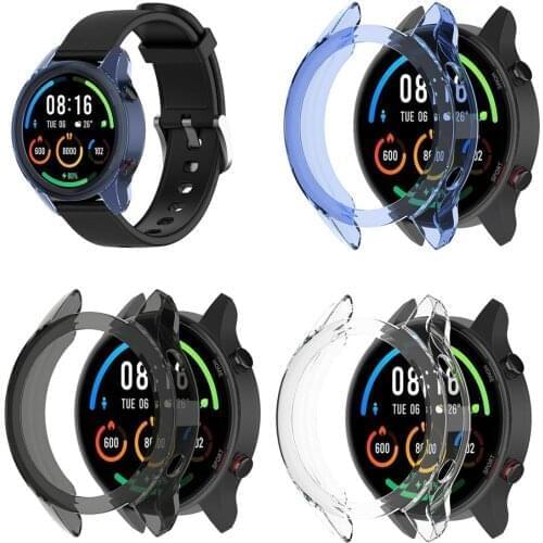 Protective Case For Xiaomi Mi Watch Color Sport Soft TPU Shell Bumper Protector For Xiaomi Color Sport Watch Case Cover