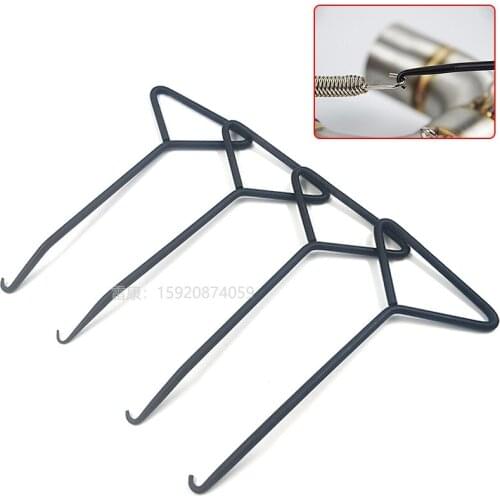 17CM T-Handle Exhaust Pipe Spring Hook Puller Cotter Pin Removal Tool Stainless Steel Universal For Motorcycle Bicycles