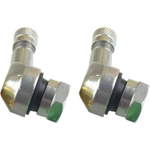 2pcs 90 Degree Motorcycle Wheel Tire Tubeless Stems 11.3mm Rim Wheel Aluminum Wheel Parts