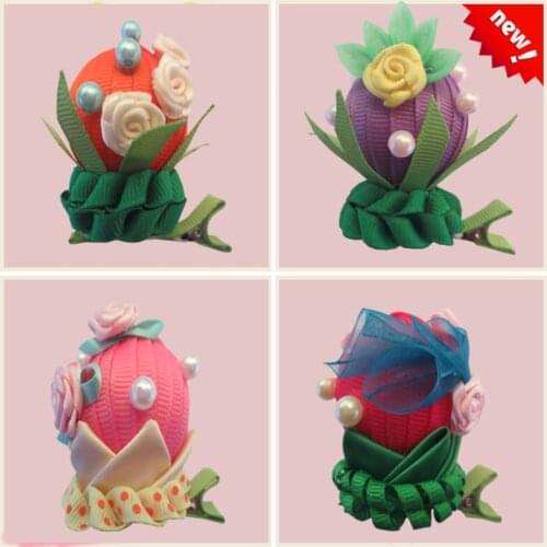 20pce Easter chicks rabbit ladybug bug hair accessorie Jesus with feather unicorn sculpture princess character angel wing