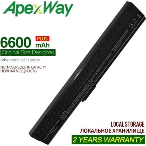 Apexway 6600 мАч 9 ячеек Батарея для for Asus k42 k42f k52f k52 k52je k52j k52jr k52jc K52je a52 a52f a52j a52jb a52jk a52jr