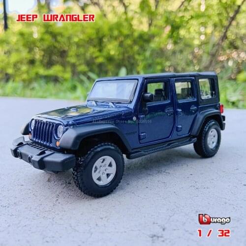 Bburago 1:32 Jeep wrangler & Toy Vehicles Metal Toy Car Model High Simulatio Collection gifts