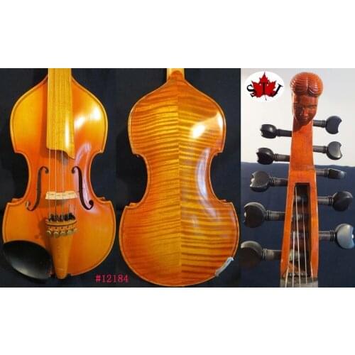 SONG Brand Maestro 5*5 strings viola d'Amore 4/4 violin carved neck #12184