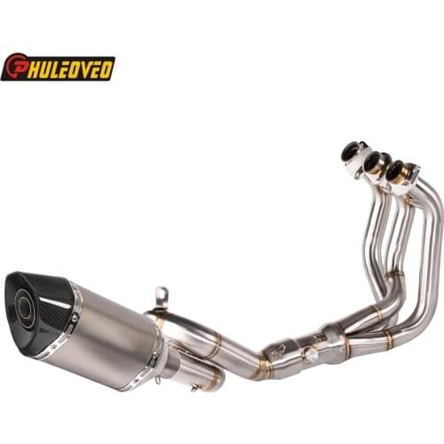 MT09 FZ09 14-18 Motorcycle Exhaust Muffler Full System Escape Muffler for Yamaha MT-09 FZ-09 2014-2018 XSR900 2016-2018 Moto