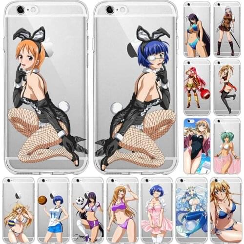 Japon Anime Sexy Hot Girl Fashion Instagram Summer Bikini Cute Cover For IPhone XS X 7 8 11 12Pro Mini MAX Plus Soft TPU Case