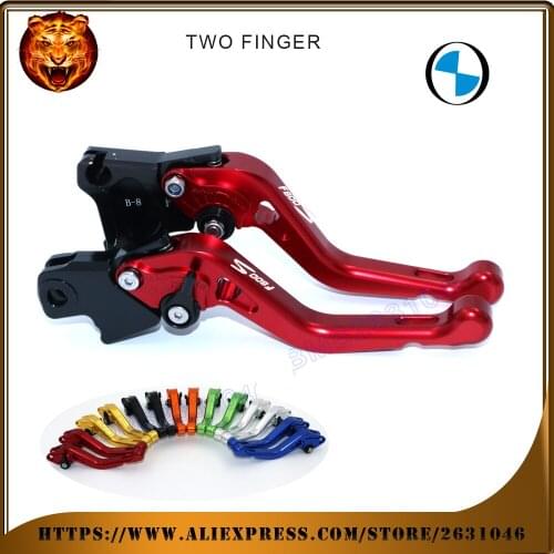 Motorcycle Adjustable Short Brake Clutch Levers For BMW F800S F800 RED BLACK GOLD NEY STYL MOTOBIKE With Logo High Quality CNC