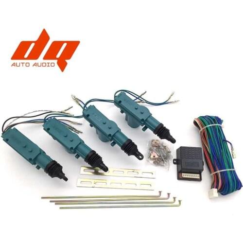 Central Lock Kit Door Lock Keyless Entry System Remote Locking Vehicle Universal Car Auto Remote Central Kit 4 Door Lock
