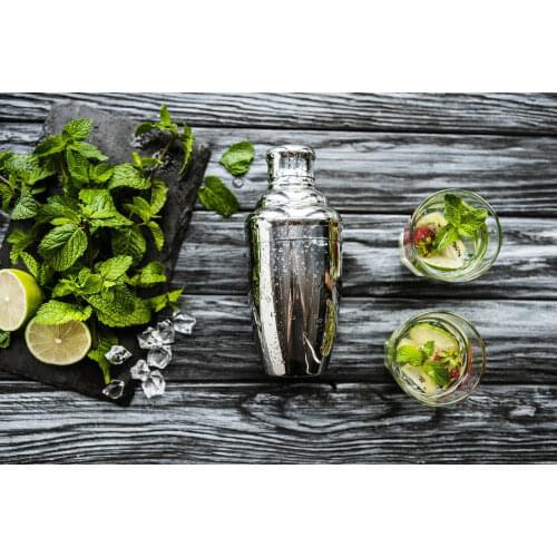 Stainless Steel Cocktail Shaker Bartender Tools Bar Accessories Home Bars Mixer Wine Martini Boston Shaker 750ml