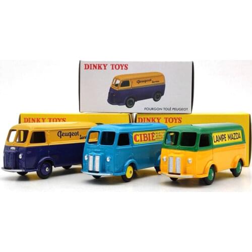 NEW Dinky Toys 1:43 Scale Model cars for collection Peugeot series Van diecast matel