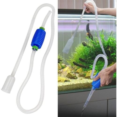 New Practical Aquarium Fish Tank Vacuum Gravel Water Filter Cleaner Siphon Pump Manual Cleaner Multi-function Pump Safe Vacuum