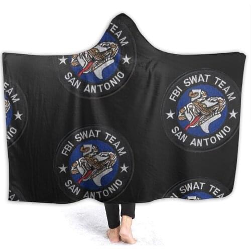 Swat Blanket Fleece Sleep Hooded Blanket Super Soft Fashion Cute Bedspread