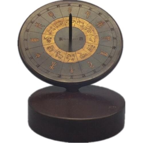 MOEHOMES Rare collection of Chinese ancient bronze brass timepieces classical home tabletop decorative metal crafts