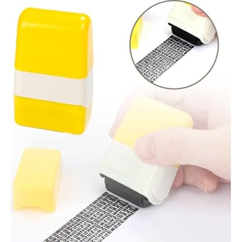 1PCS Stamp Seal Roller Theft Protection Code Confidential Privacy Seal Roller Type Cover Eliminator Seal DIY Security Tools