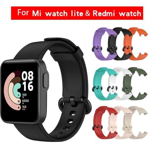Sport Smart Watch Strap Silicone Replacement Watch Band Women Wrist Strap For Xiaomi Redmi Mi Watch Lite Montre Homme