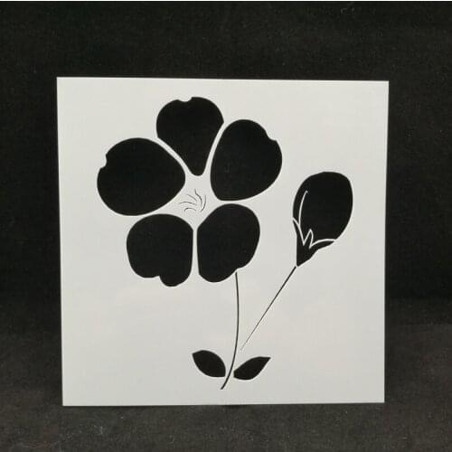 Flower Layering Stencils Drawing Color Spraying Stencil for Diy scrapbook/photo album coloring,painting stencil,home decor
