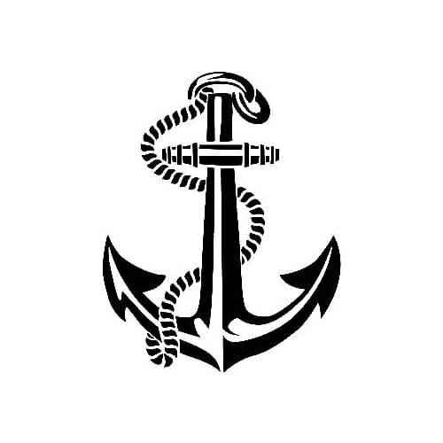 XGS DECAL Car decals cool anchor 13 x 10.5 cm car motorcycle truck ebike reflective waterproof vinyl stickers