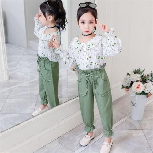 Teen Girls Clothing Tshirt + Pants Girls Outfits Casual Tracksuit Girl Summer Childrens Tracksuit 6 8 10 12