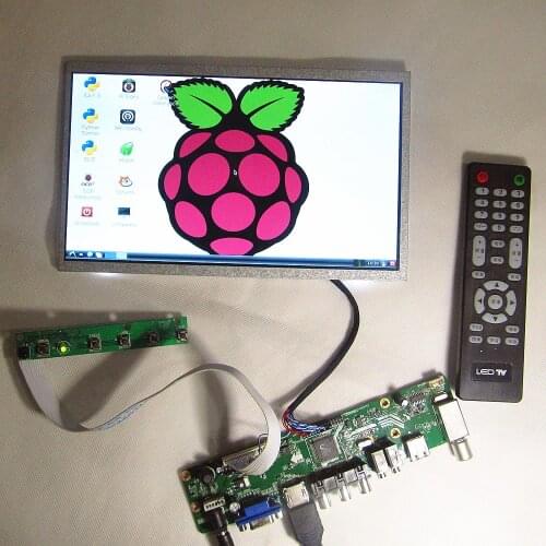 10.1''inch LCD display screen for computer monitor LED 1024*600 HD LCD Screen TV TV+HDMI+usb+ audio PC four-in-one DIY LCD kit