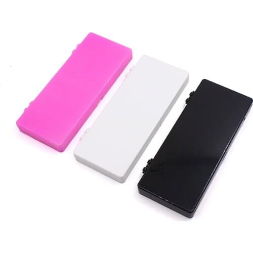 24 Grids Nail Art Painting Color Palette False Nail Tips Drawing Color Mixing Palette Gel Nail Polish Dispaly Manicure Tools