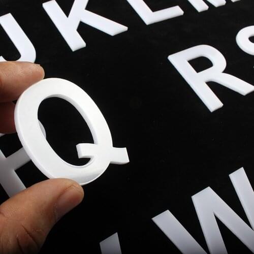 3D DIY Customized/Personalized Modern white Acrylic House Signs Door Plates Plaques