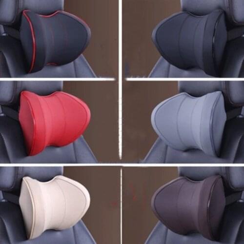 Car Seat Head Neck Rest Massage Auto Pillow Space Memory Neck Headrest Car Cover Vehicular Pillow Seat Headrest Accessories