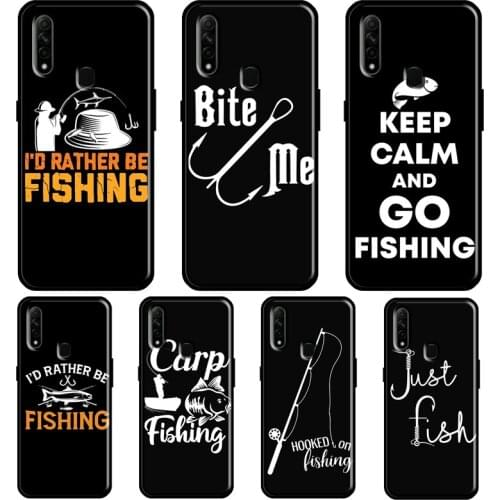 Fishing Fishermen Fish Case For OPPO A53 A31 2020 A5 A9 A15 A52 A72 A92 A1K A83 A91 A5S Find X3 Pro Reno 2Z Cover
