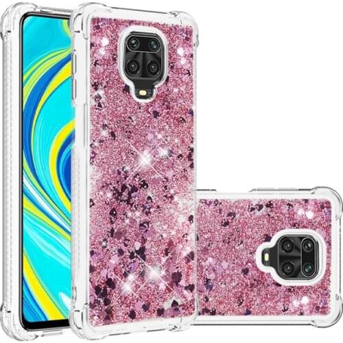 Quicksand Case For Xiaomi Redmi Note 9 Pro Max Cover Glitter Silicone Shockproof Shining Case for Xiaomi Redmi Note 9s
