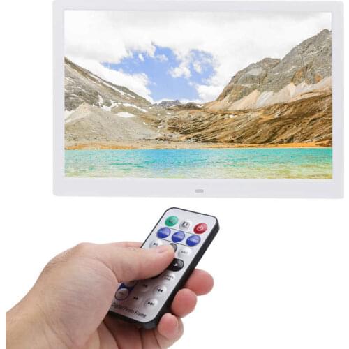15 inch Screen LED Backlight HD 1280*800 Digital photo frame Electronic Album MP3 MPEG4 Picture Music with RC Clock Calendar