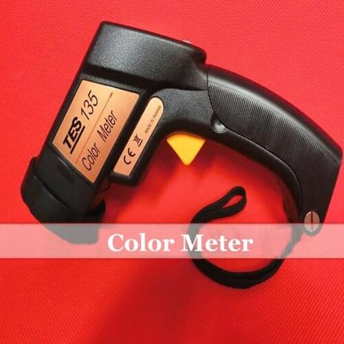 Color Meter Color Analyzer Portable Color Difference Meter Illuminance Meter( LCD Display ) TES-135A