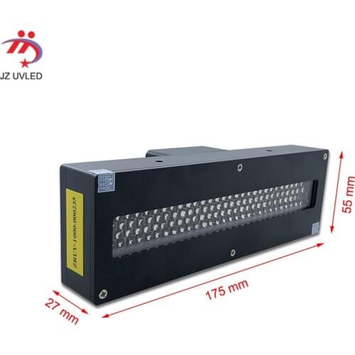 UV ink gel curing lamps for Dacen UV flatbed printer Ricoh G5 print head HandTop photo printer cure 395nm cob ZRUV-1000 lights