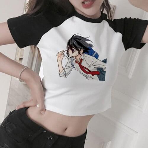 Summer Crop Top Japanese Kawaii Y2K Horimiya Hori San To Miyamura Kun Anime T Shirt Women Graphic Tees Harajuku Tshirt Female