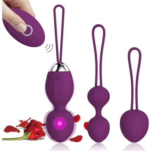 Remote Control Mini Vibrator Sex Toys for Woman Kegel Balls Vibrating Egg Ben Wa Balls Beads Vaginal Vaginal Balls Simulator