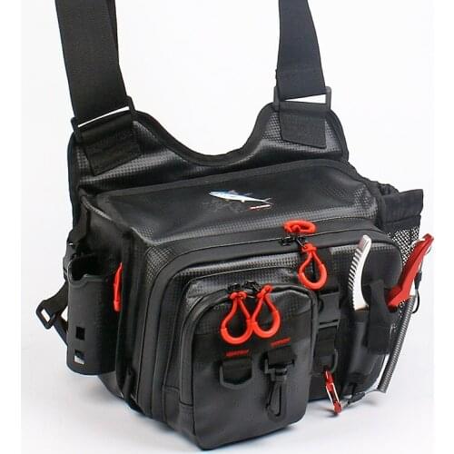 Multifunctional Waist Bag Fishing Equipment Bait Storage Outdoor Travel Waterproof Shoulder