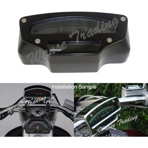 Motorcycle Tach Tacho Gauge Meter Housing Cover Black For 2006 2007 2008 2009 2010 2011 2012-2016 SUZUKI Boulevard M109R VZR1800