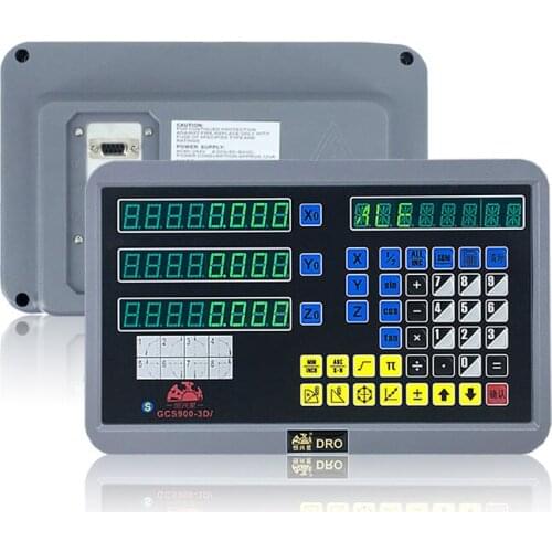 3 Axis LCD Digital Readout DRO Kit And 3 Pieces 50-1000mm Glass Linear Scale Encoders For Lathe Grinder Millilling Machine