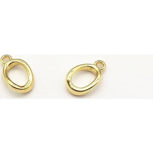 New Arrival! 15x9mm 200pcs Zinc Alloy Oval shape Charm for Handmade Necklace/Earring DIY Parts,Jewelry Findings & Components