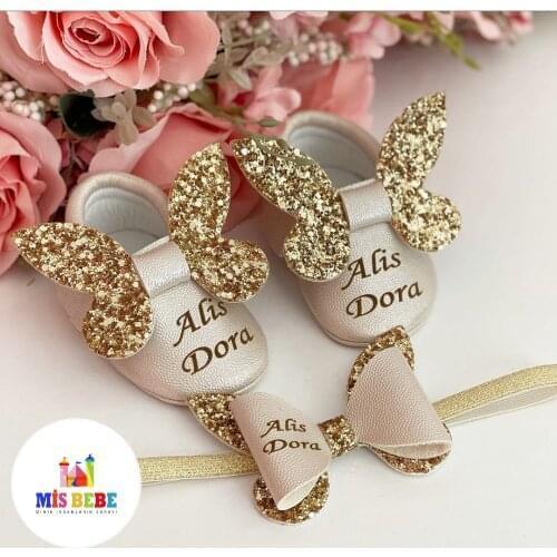 Personalized Baby Girl Boy Shoes Fashion Quality Cotton Soft Crib Shoes Custom Winter Spring High Quality