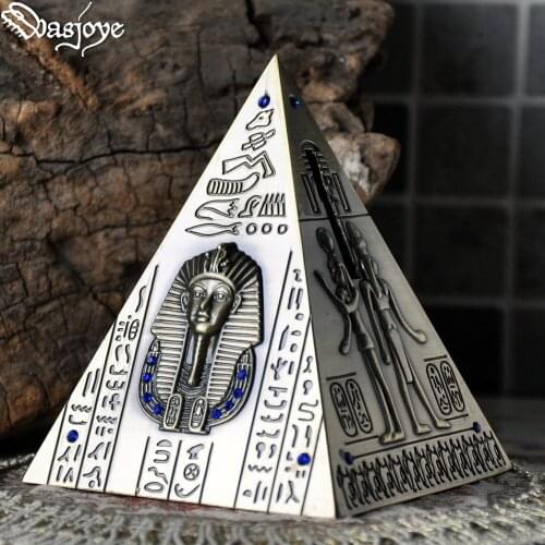 Ancient Egyptian pharaoh retro Pyramid savings can decorate saving pot lovely children gift size number