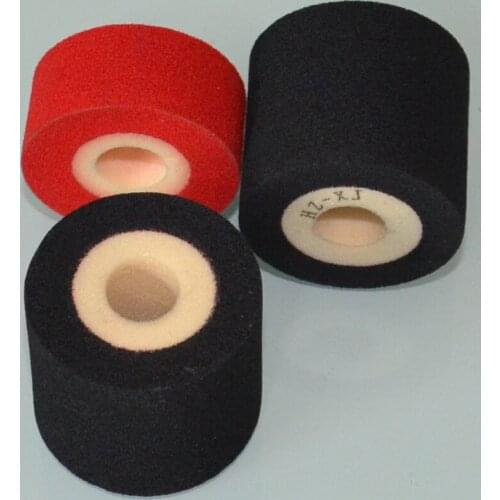 Black Diameter 36mm Height 36mm expiry date printer hot melt ink roll for continuous band sealer